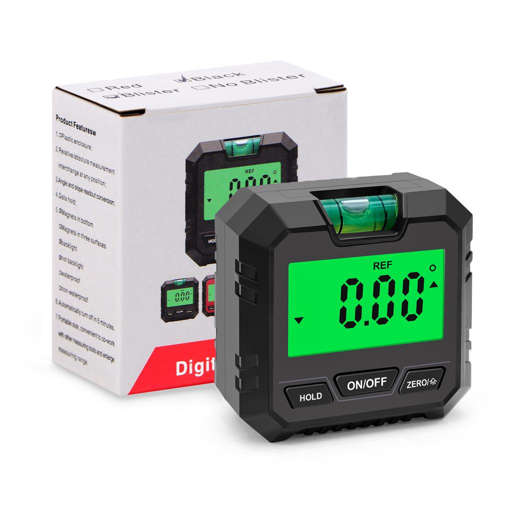 Electronic Digital Inclinometer Magnetic Level Angle Ruler Mini Protractor Slope Meter Angle Measurement
