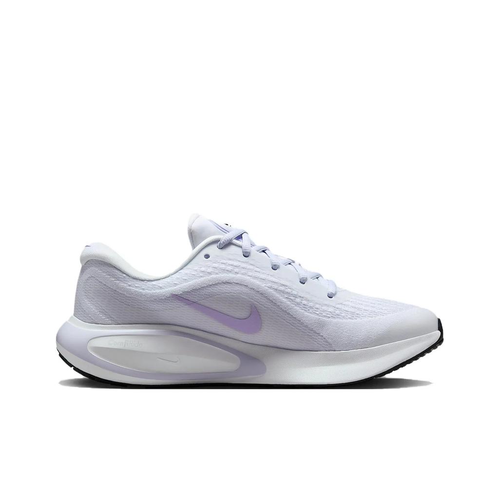 Nike Journey Run Mesh Fabric Fashion Versatile Running Comfortable Non-Slip Breathable Low-Top Casual Shoes Men sneaker White Purple FL7765-113