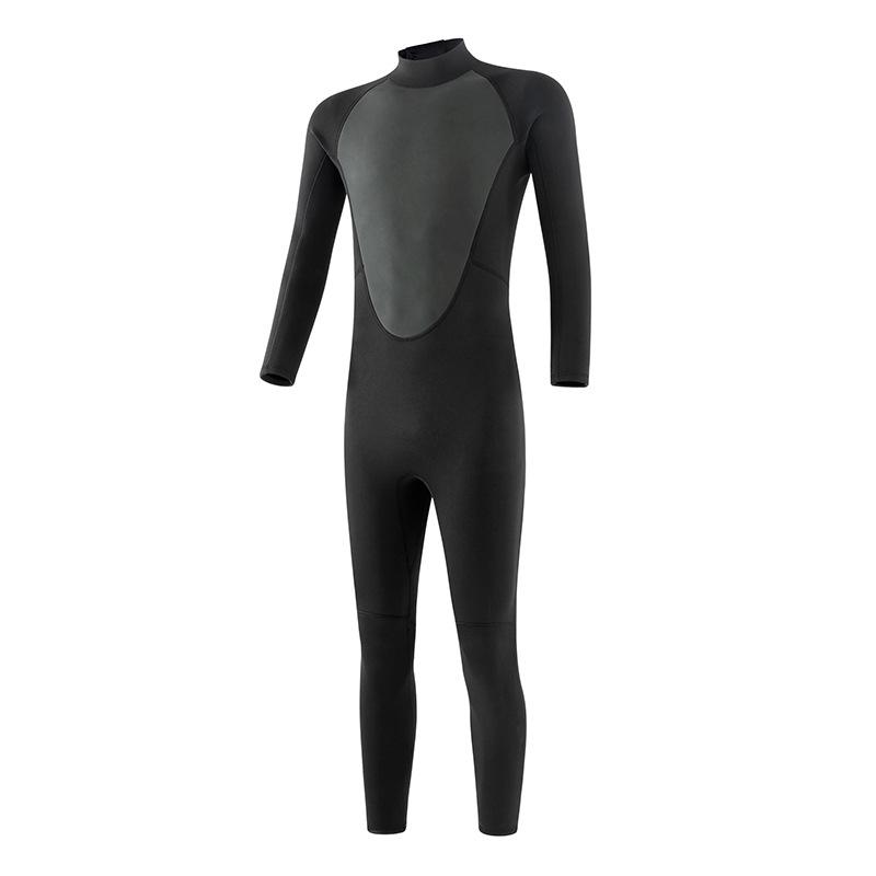2MM-3MM Men's and Women's Jellyfish One-Piece Snorkeling and Surfing Wetsuit - Warm, Sun-Protective, Long Sleeve Swimsuit