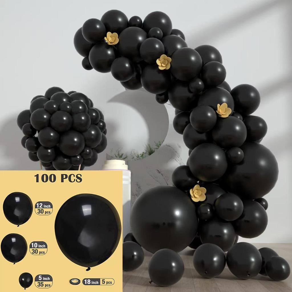 Conjunto de Balões Macarons Matte e Metálicos para Decorações de Festa de Aniversário Multicena