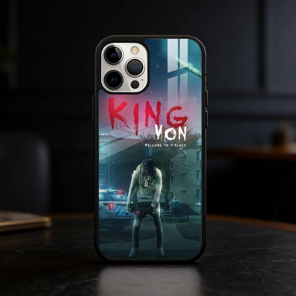 Custodia per telefono del Rapper K-King Von per iPhone 17 16 15 14 13 12 Pro Max Plus per Copertura Magnetica Wireless a Specchio