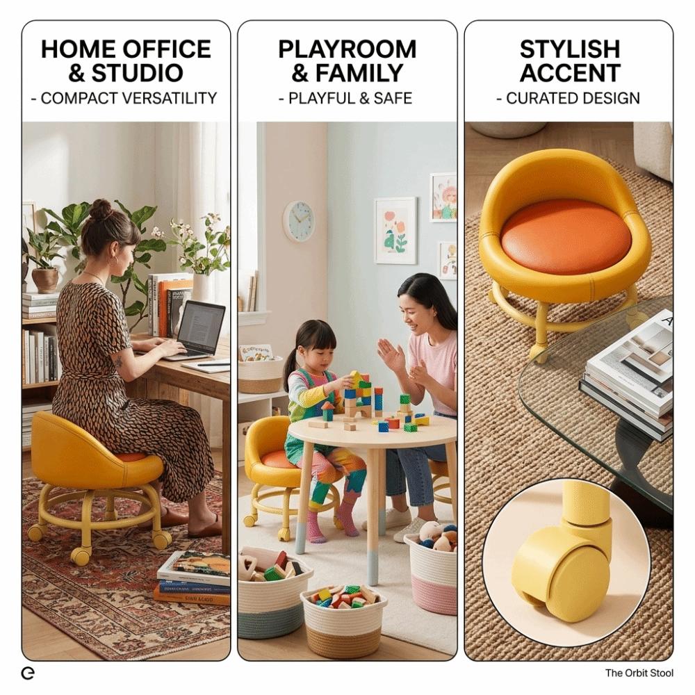 Anti-Slip Low Stool Plastic Small Chair Sturdy Portable Chair  Kids