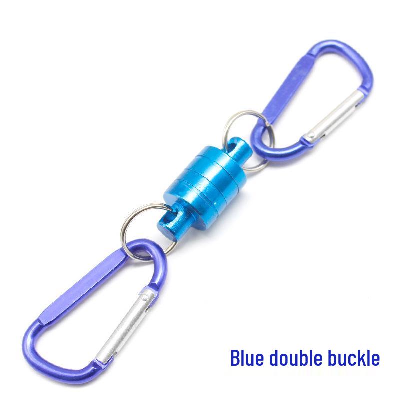 Strong Magnetic Climbing Buckle: Portable Anti-Lost Rope for Outdoor Fishing & Wireless Use