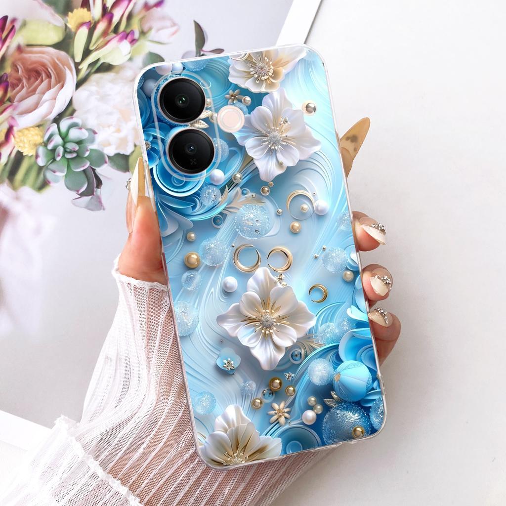 For Vivo V60 Lite 4G Case V2530 New Fashion Painted Cover Soft Slim Phone Case For Vivo V60 V 60 Lite V60Lite 5G Back Cover Bags
