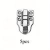 5pcs Vintage Jewelry Wood Box Hasps Drawer Latches Decorative Suitcases Hasp Latch Buckle Clasp Furniture Hardware