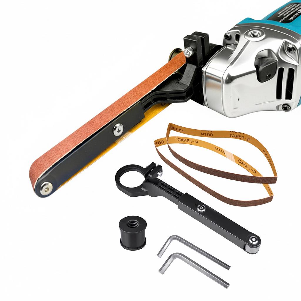Grinder Sand Belt Machine Attachment for Polishing Angle Grinder To Belt Sander Converter for 100/115/125 Angle Grinder