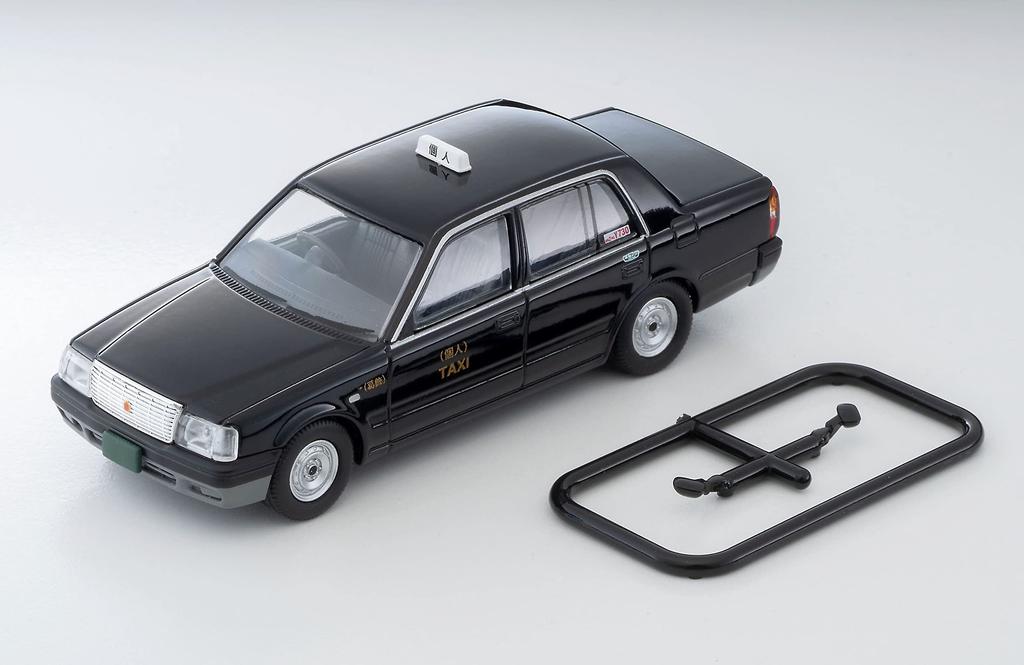 TOMYTEC DioColle 64 04b Taxi Stand Toyota Crown Figure and Accessories Partially Complete Miniature Car Set 1/64 #CarSnap (Includes Comfort) ABS/PVC