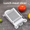 Ham sausage slicer, cutting and dicing artifact, luncheon meat slicing tool, preserved egg egg slicing, fruit divider