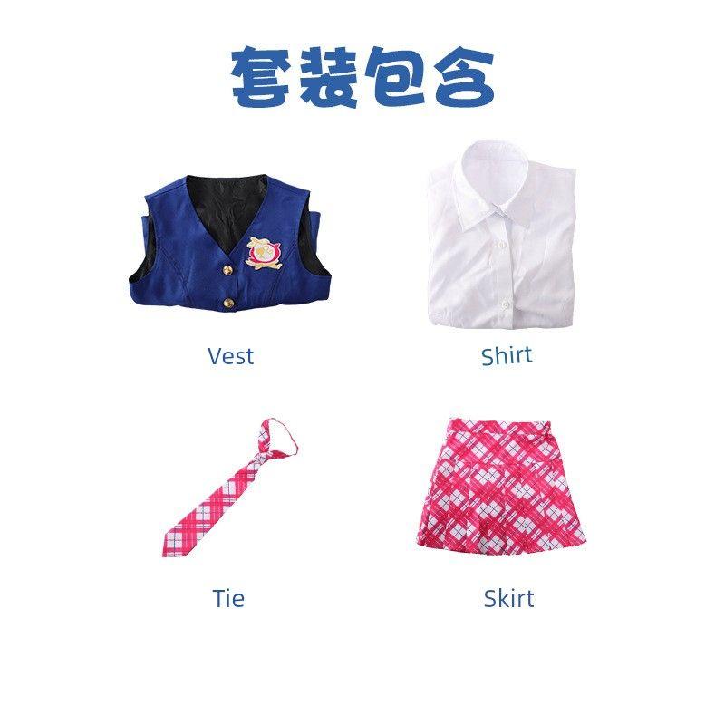 

Delanci Cosplay Costume Barbie s Glamorous Princess Academy Same Style Clothes School Uniform Cosplay Role-Playing Women s Clothing Delancy Suit XL
