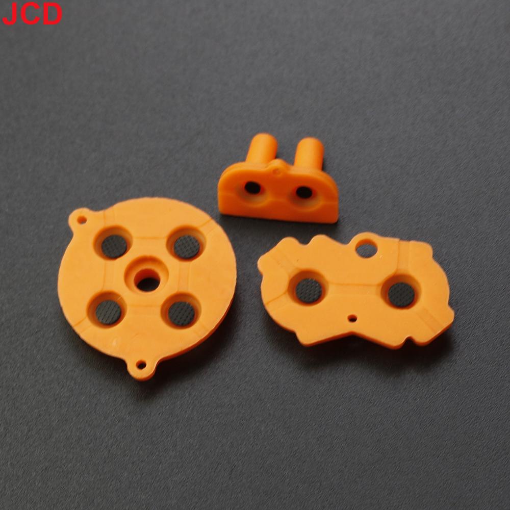 

JCD 1Set For GBA Rubber Button Conductive Pads For Game Boy Advance Keypad A-B D-pad Start Select Buttons Conductive Pads оранжевый