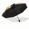 1pc Floral Ornament Automatic Open/close Folding Compact Umbrella, 8-Rib Sturdy Canopy, Lightweight Portable, Everyday Use, Gift, Outdoor Umbrella, Tr