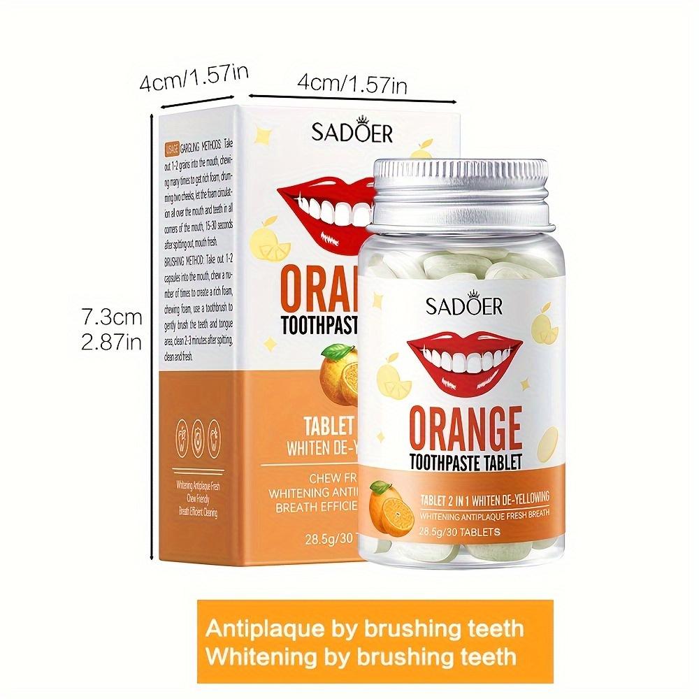 Orange Flavored Toothpaste Tablets 28.5g
