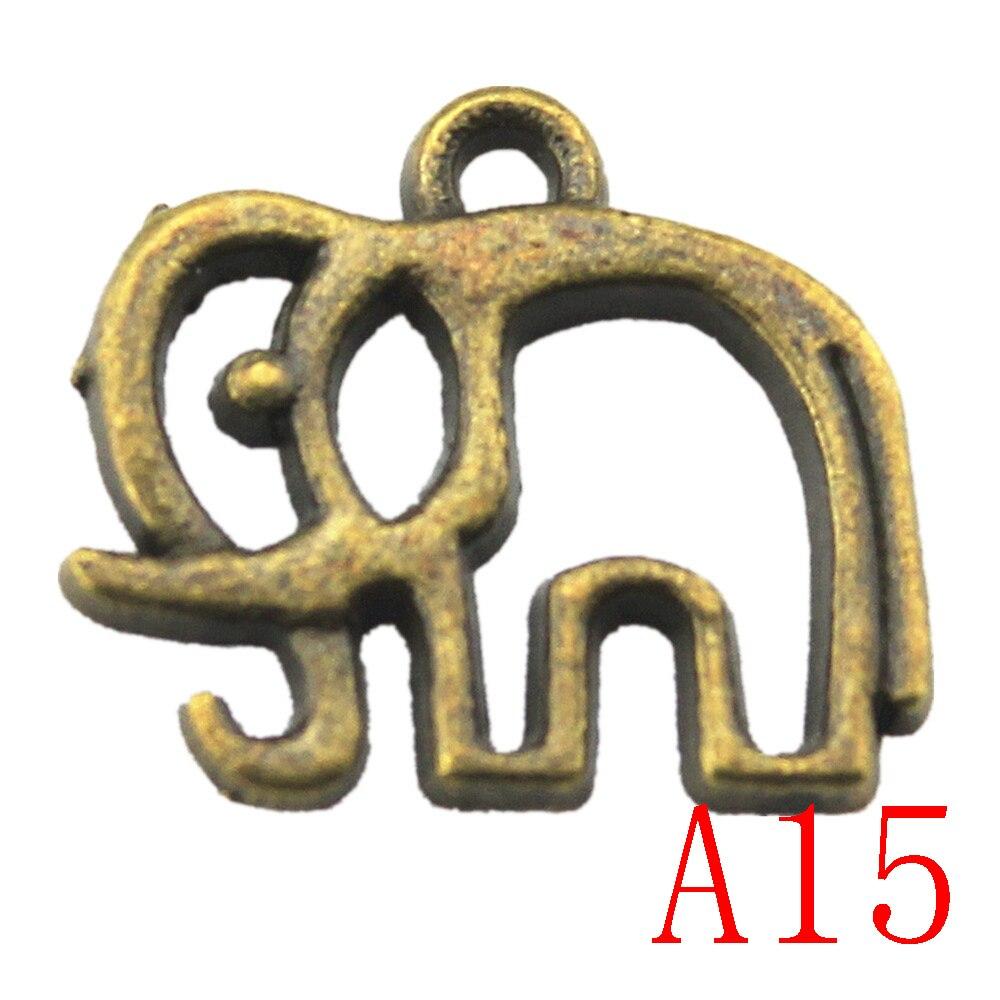 Cheap Cute Baby Elephant Charms For Jewelry Making Accessori Decor Diy