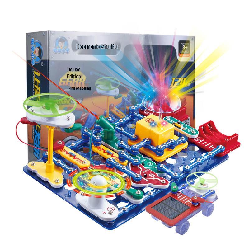 Electric Boy STEM Building Blocks: 9988 Circuit Puzzles & 6688 Science Experiments for Schools