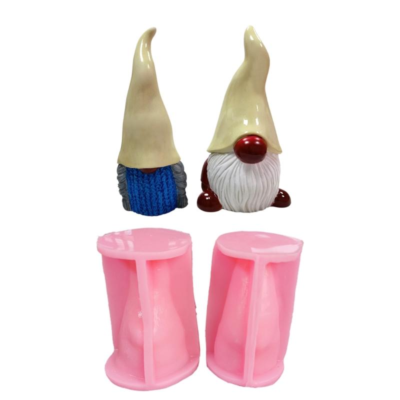 Handmade Fragrance Plaster Soap Wax Silicone Mould DIY 3D Gnomes Candle Resin Casting Mold UV Crystal Epoxy Resin Mold