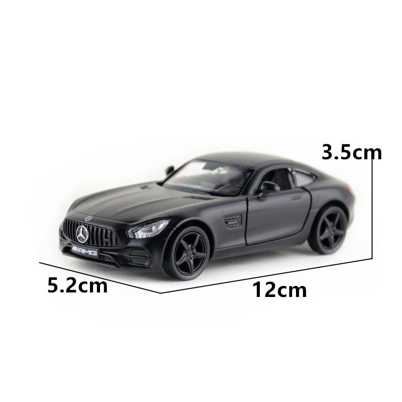 

1:36 Mercedes-Benz AMG GTS Coupe Alloy Sports Car Model Diecasts Metal Track Racing Vehicles Car Model Simulation Kids Toys Gift чёрный