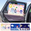 Car Window Sunshade Car Window UV Block Shades Cartoon Design Automotive Interior Sunshade With Storage Function For Sedan RV
