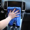 Household Dishcloth Multifunctional Kitchen Dishwashing Cloth Car Wash Cloth Solid Color Scouring Cloth