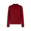 2 wool bottomed shirts for women's semi-turtleneck autumn and winter with thermal slim-fit tops and long-sleeved shirts