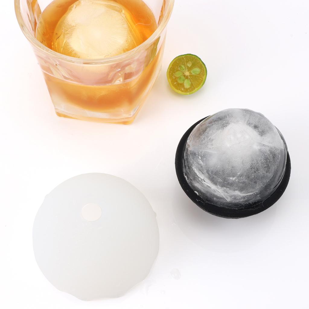 1 bucată Whisky Hochei pe gheață Mucegai pentru cuburi de gheață Gel de siliciu Cub de gheață de uz casnic Minge pentru cuburi de gheață Instrument de bucătărie Bec rotund Faceți matriță pentru Hochei pe gheață
