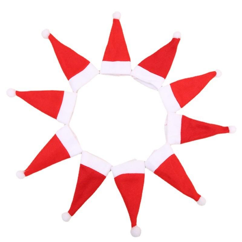 Christmas Bottle Cap With Santa Hat Christmas Party Decoration Gift For Holiday Celebrations