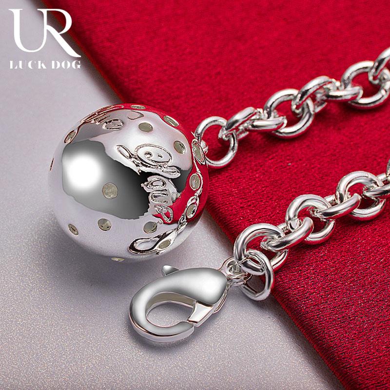 925 Sterling Silver Pendant Bracelet Fashionable Wedding Jewelry