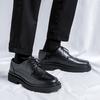 British Style Platform Casual Shoes 2024 New Comfortable Casual Shoes Classic Business Oxford Shoes All-match Brogue Male Shoes
