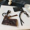 Retro Leather Case, Men's Storage Keychain, Key Bag, Waist Pendant.