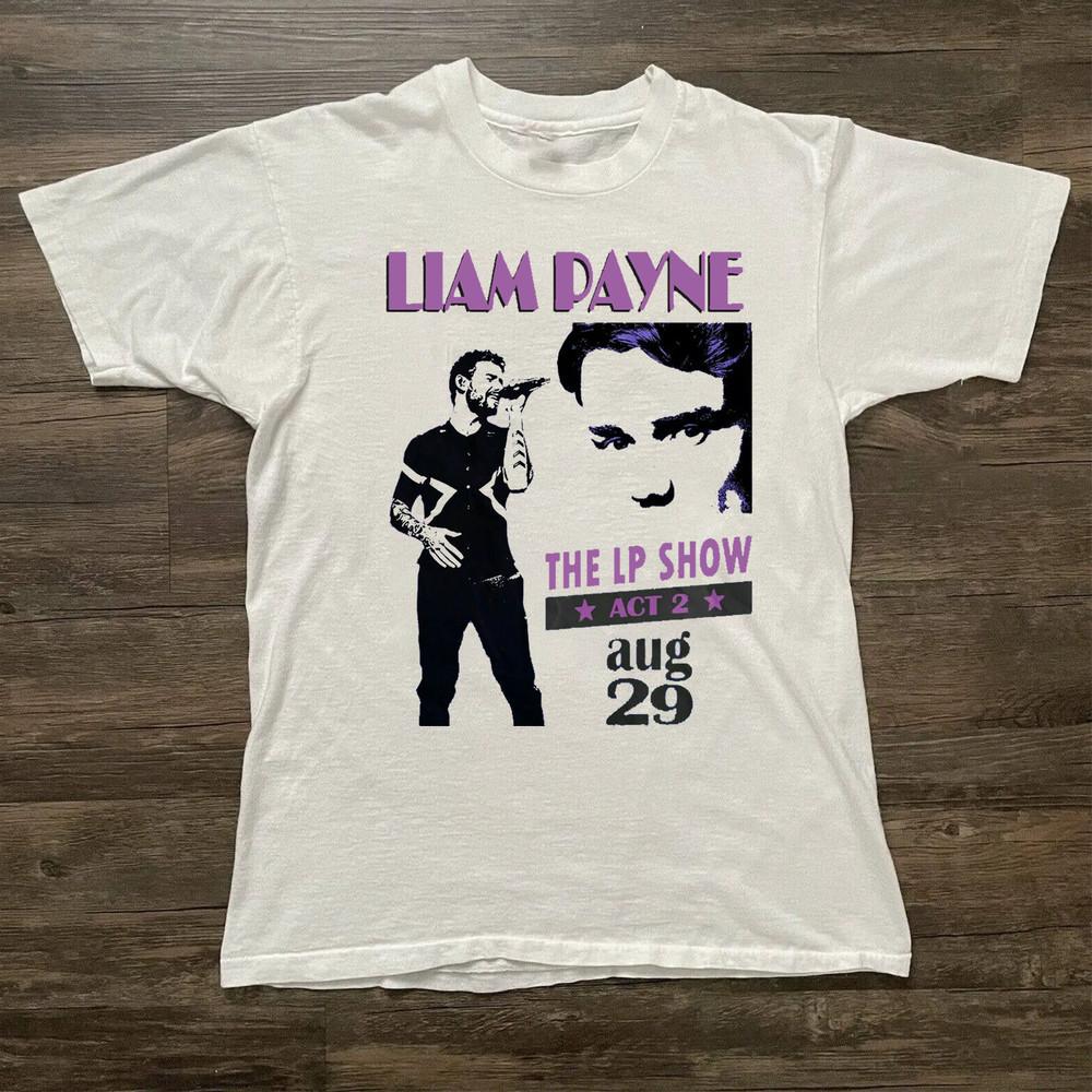 Liam Payne Singer Tour Music Tee Cotton Men Women Tee Short Sleeve Shirt Unisex T-Shirt S