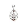Rare Amethyst 925 Sterling Silver Pendant: Gemstone Jewelry