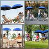 New Style UV Protection Folding Sun Umbrella with Clip for Outdoor, Fishing, Camping, and Beach Chair Use