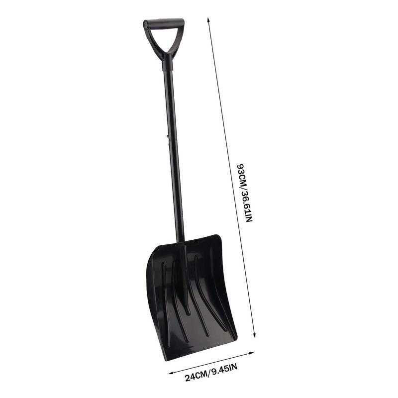 Removable Outdoor Snow Shovel Aluminum Alloy Ice Shovel Winter Snow Remover Tool Camping Garden Shovel Survival Tools