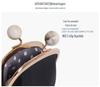 Women's Genuine Leather Litchi Grain Mini Coin Purse & Lipstick Clasp Bag