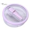 2Pcs 40 Oz Tumbler Flip Straw Lid Replacement Leak-Proof Spill Resistant Lids BPA-Free Reusable Cover for Cup