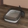 Cat Litter Box Semi-closed Open Splash-proof Cat Excrement Basin Cat Toilet Large Thickened Cat Kitten Potty