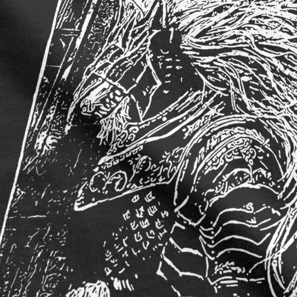 Módní trička Elder Maliketh Warrior Jar Pánská s kulatým výstřihem z čisté bavlny Trička s krátkým rukávem Nadměrné oblečení