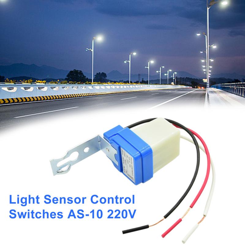 Outdoor Photocell Sensor Light Sensor Photocell Control Photoelectric Sensor Control For Indoor Outdoor Light Waterproof Control
