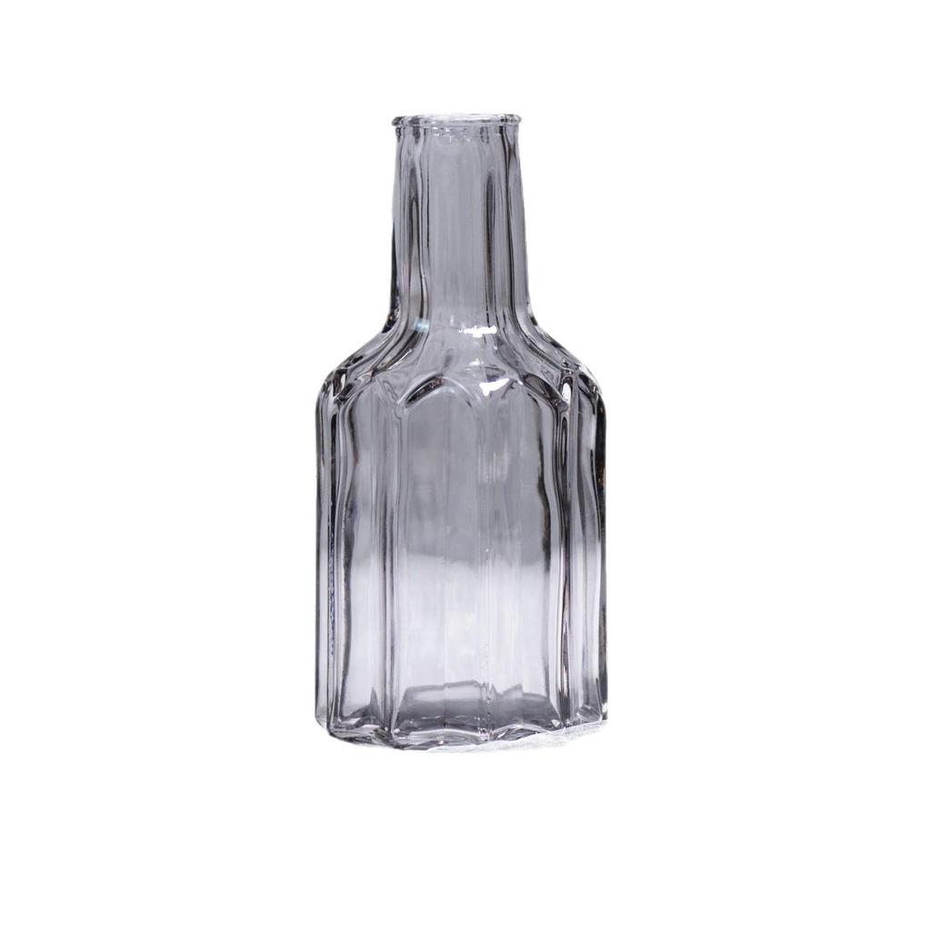 Nordic Retro Glass Vase - Mini Decorative Hydroponic Bottle for Living Room Decor