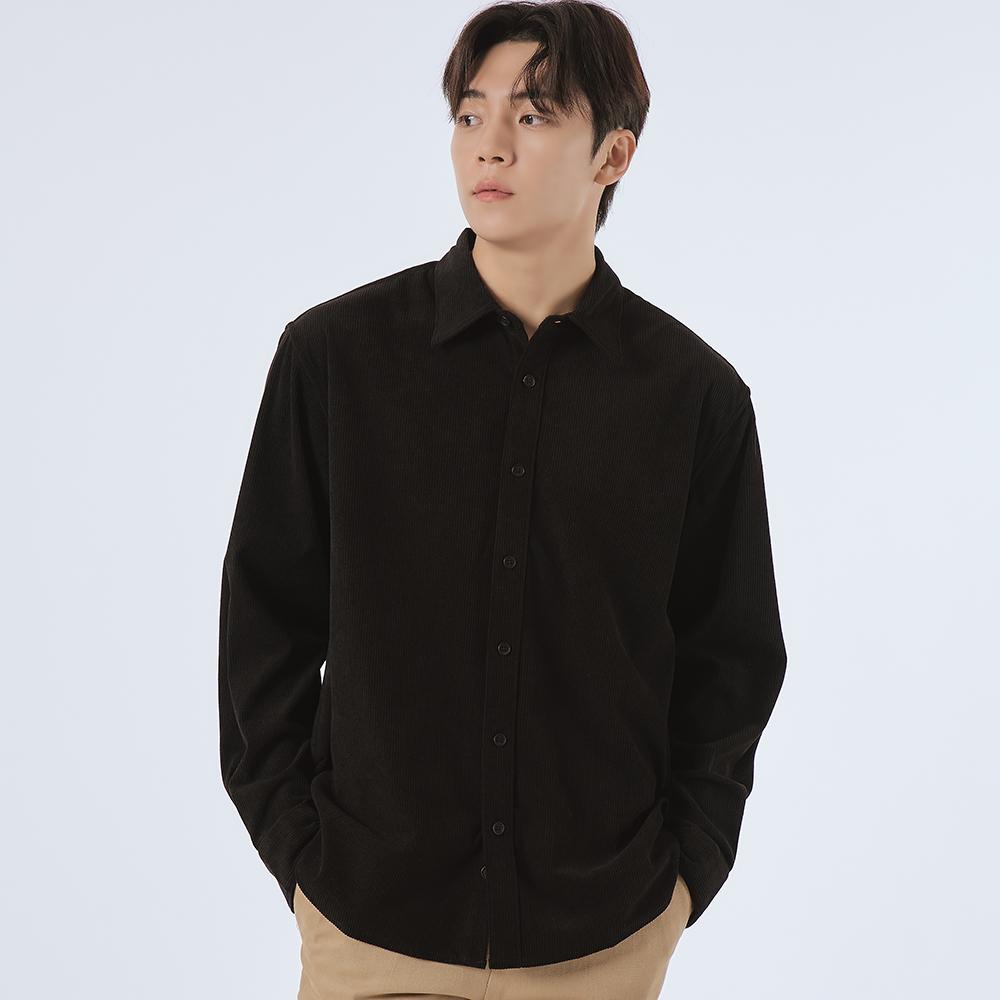 LXT Corduroy Straight Shirt [Black]
