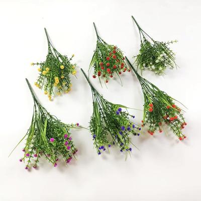 Artificial Plants Gypsy, Artificial Flowers Potted Plants Forget-Me-Not Decoration Indoor And Outdoor Plastic Flowers