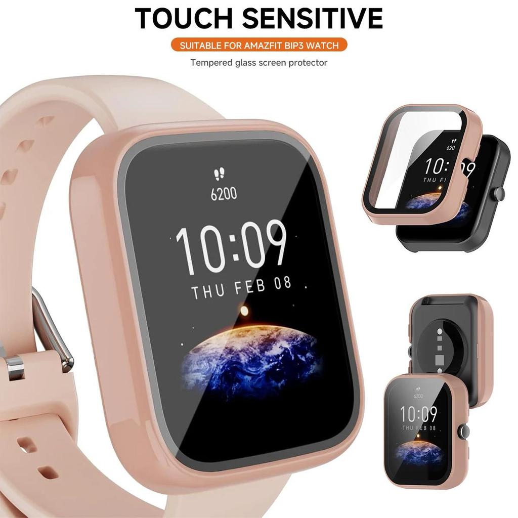 For Amazfit Bip 3 Bip3 Pro Screen Protector Case Cover Smart Watch Protective Cover Bumper Shell Protection Frame Case Capa 7