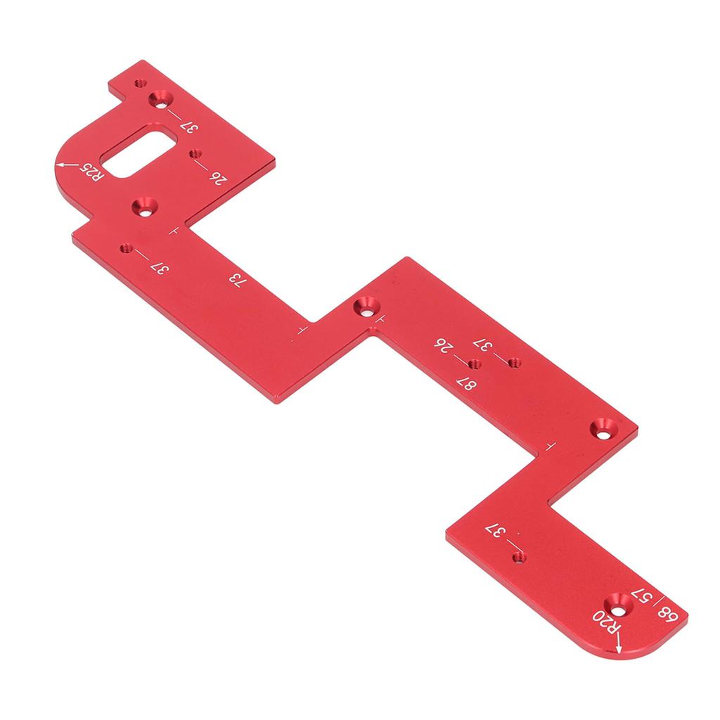 Schrank-Schlitzschablone U-förmige Nut Positionierungsschablone für griffloses Schrank- und Kleiderschrank-Design 26 und