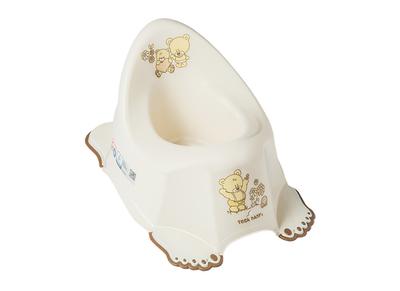 TEGA PO-046-119 Anti-slip Potty with Music Box TEDDY BEAR Beige