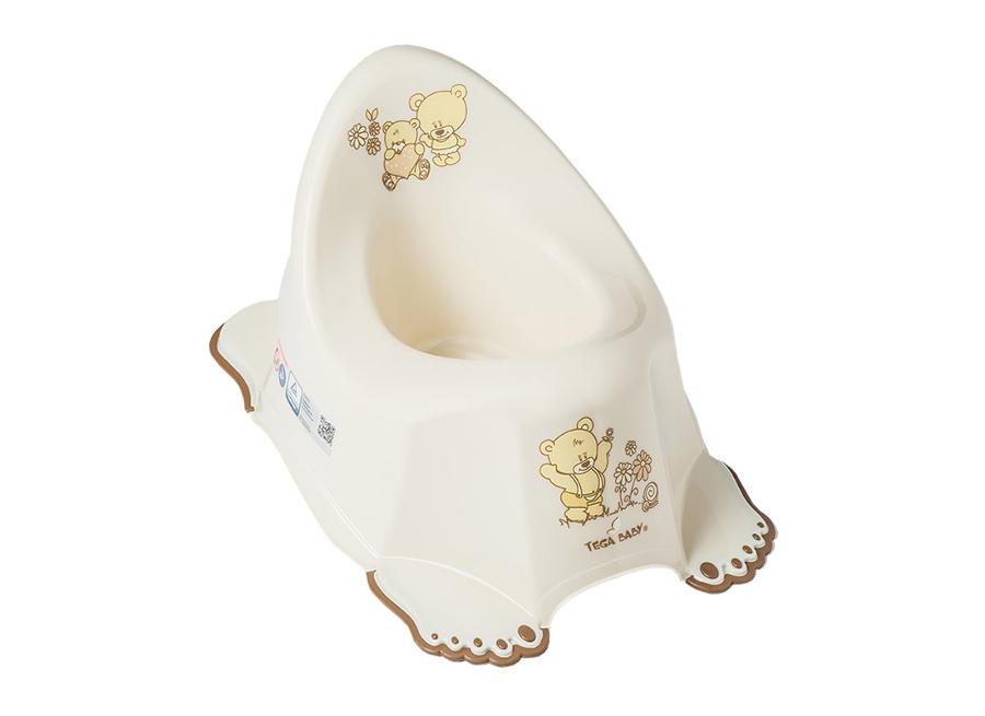 TEGA PO-046-119 Anti-slip potty with music box TEDDY BEAR beige