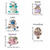 Wear Resistant Squeaky Plush Dog Doll Cartoon Interactive Dog Toy Dog Molar Toy  Puppy Training