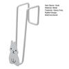 Yousheng Multi-functional Over-The-Door Hook Heavy Duty Metal Rabbit Hanging Hook Kitchen Bathroom Towel Clothes Umbrella Bag Door Back Hanger