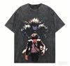 Death Note Washed T-shirt Personality Clothes New Model Anime T-shirt Year Round Clothing Couples Plus Size Unisex Classic