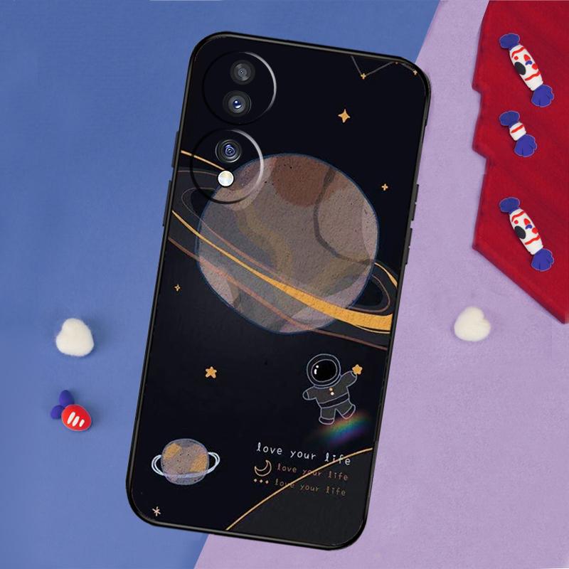 Astronaut Spaceship Case For Honor 200 Pro 50 70 90 X8a X9a X8 X9 X8b X9c X9b Honor Magic 7 Lite 5 6 Pro Cover