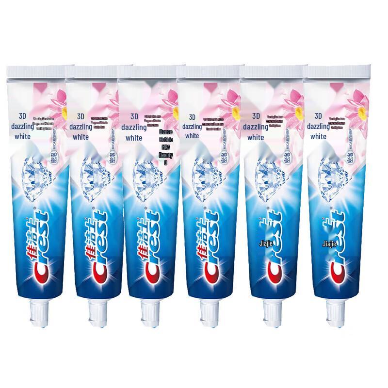 

Crest 3D White Morning Dew Lotus Fresh Breath Toothpaste 6-Pack
