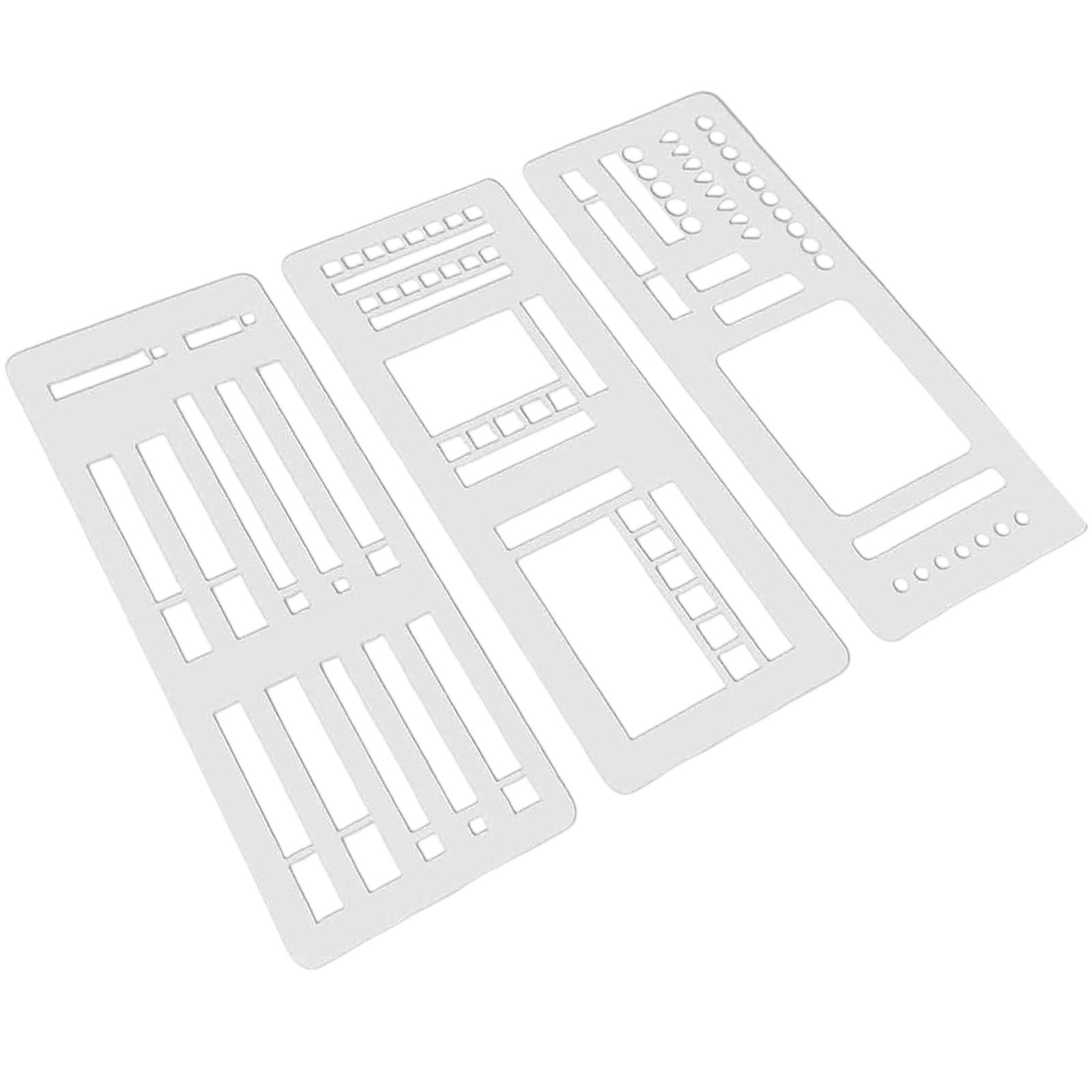 

Гибкий шаблон для записи ручной работы, гибкая линейка с шаблонами для записи One Size